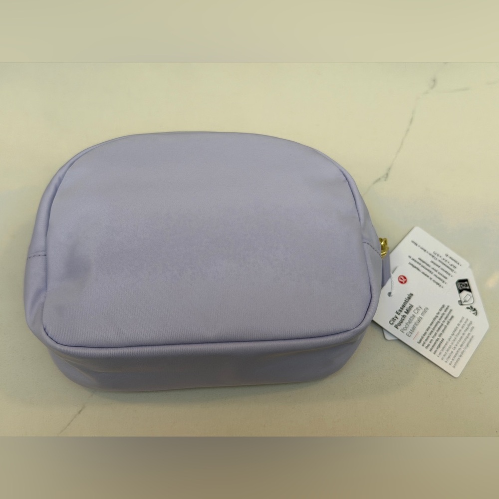 NWT Lululemon City Essential Pouch Duo in Lavender Frost with Gold Hardware - Picture 4 of 11